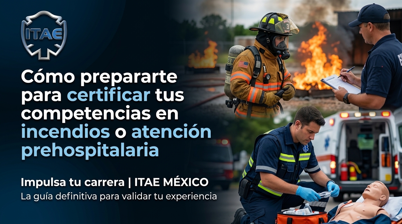 Cómo prepararte mi certificacion tus competencias en incendios o atención prehospitalaria